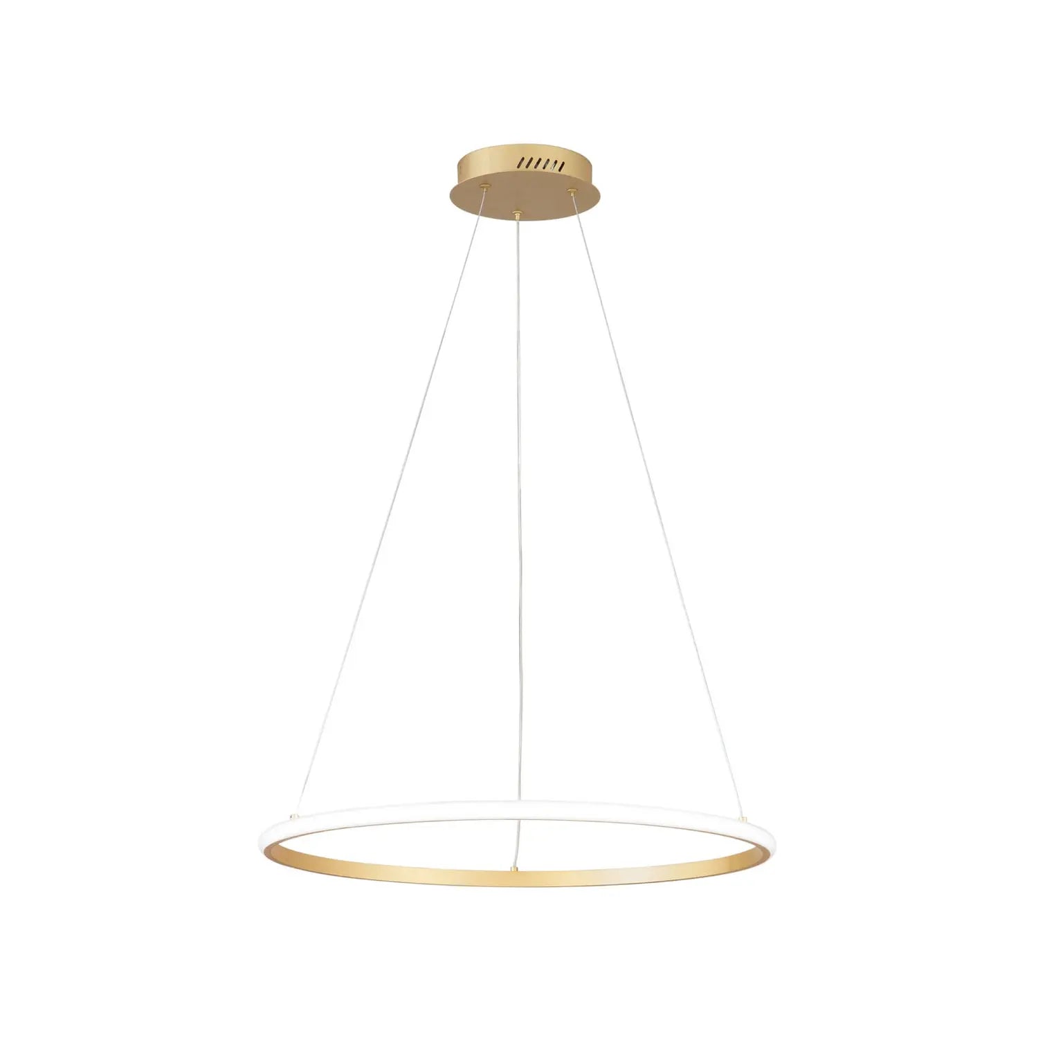B-Ware Luce Ambiente Design Pendellampe Hängelampe Led Axis Gold Metall Cct ø 60 Cm