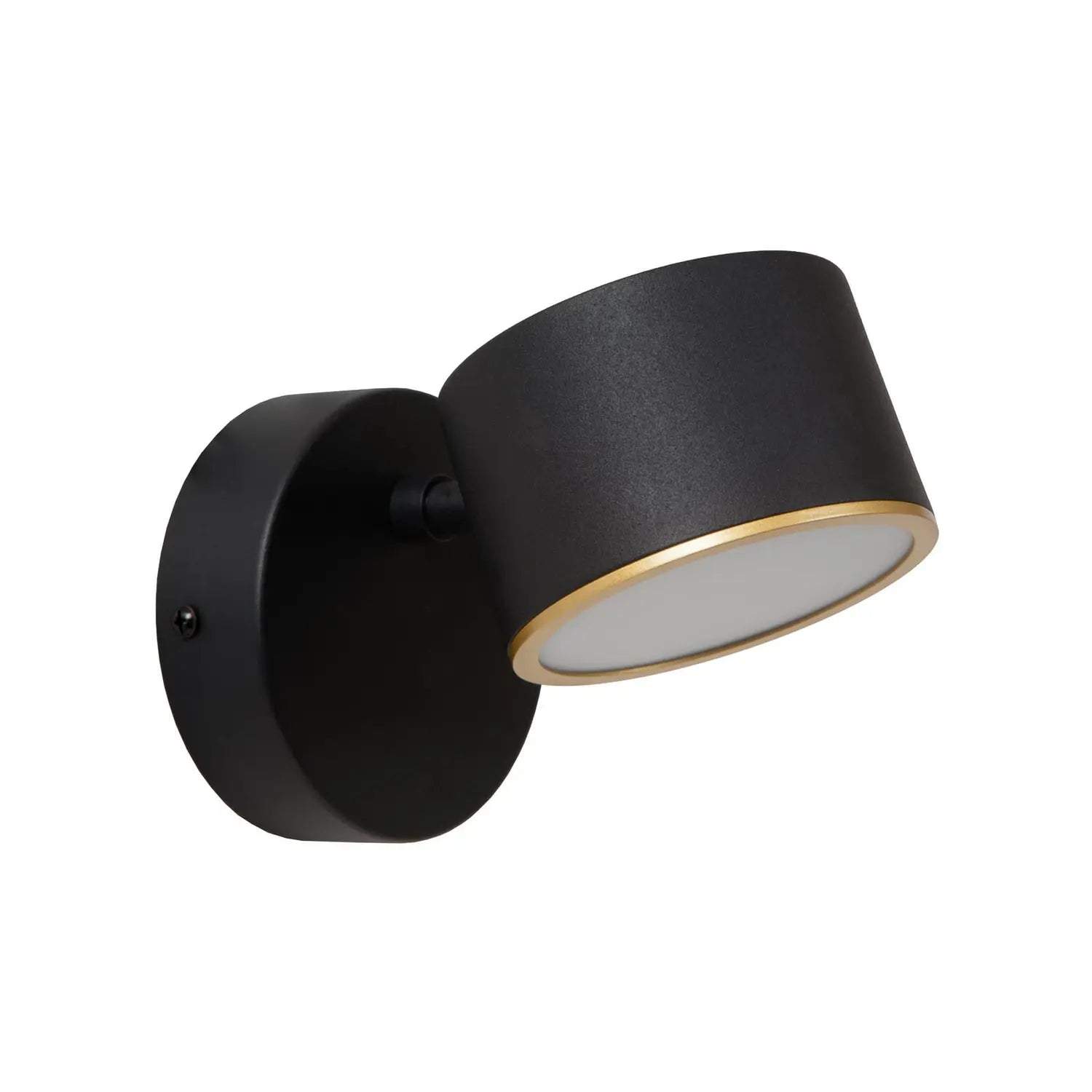 B-Ware Lucide Wandleuchte Wandlampe Gian Led Schwarz Metall Touchdimmer 2700 K Ra90