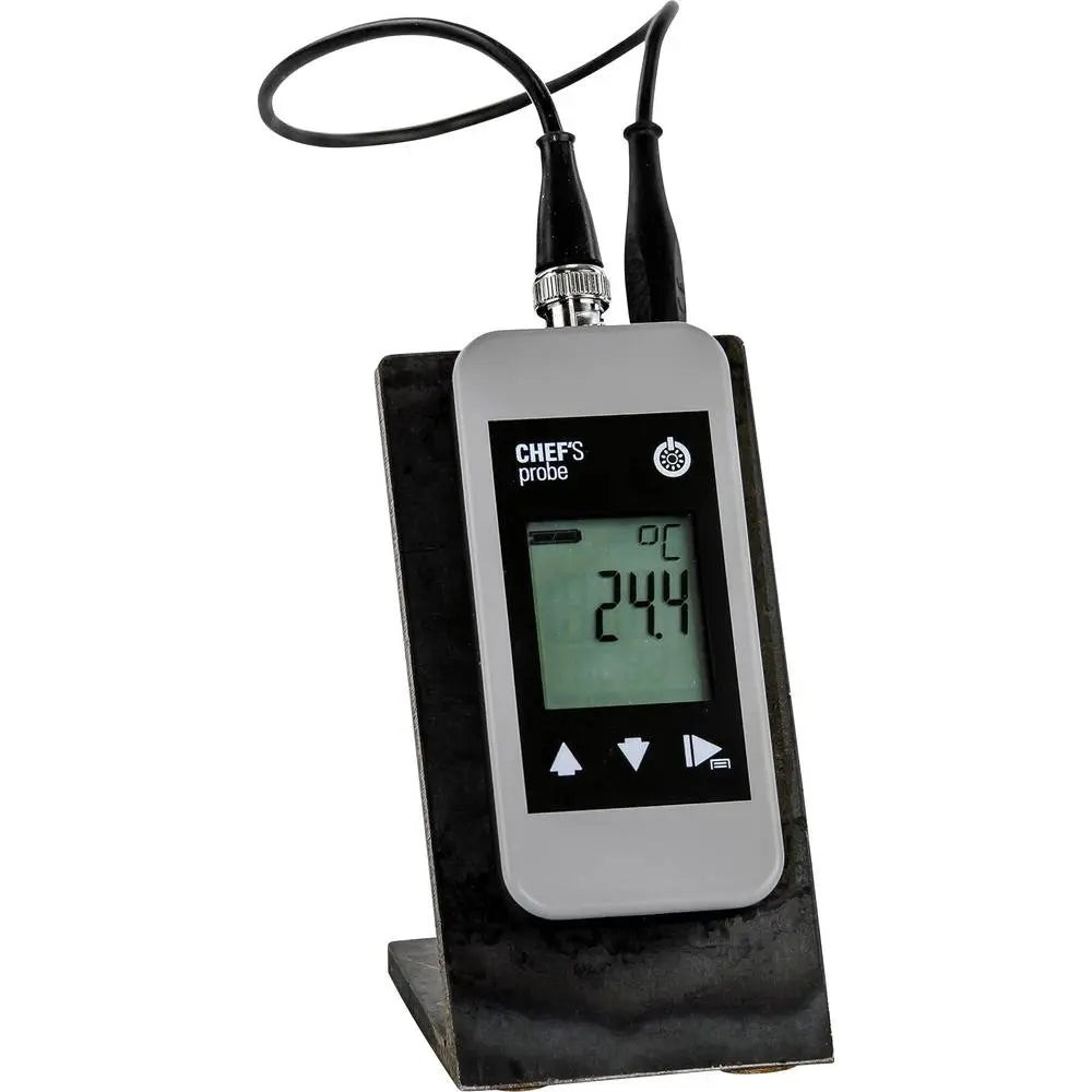 B-Ware Ludwig Heer Temperaturmessgerät Thermometer Fühler Chef's Probe 00 1.5 Pt1000