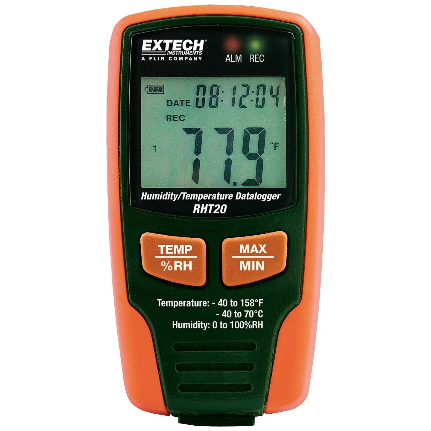 B-Ware Extech Datenlogger Messgerät Luftfeuchtigkeits Temperatur Usb Lcd Programmierbar