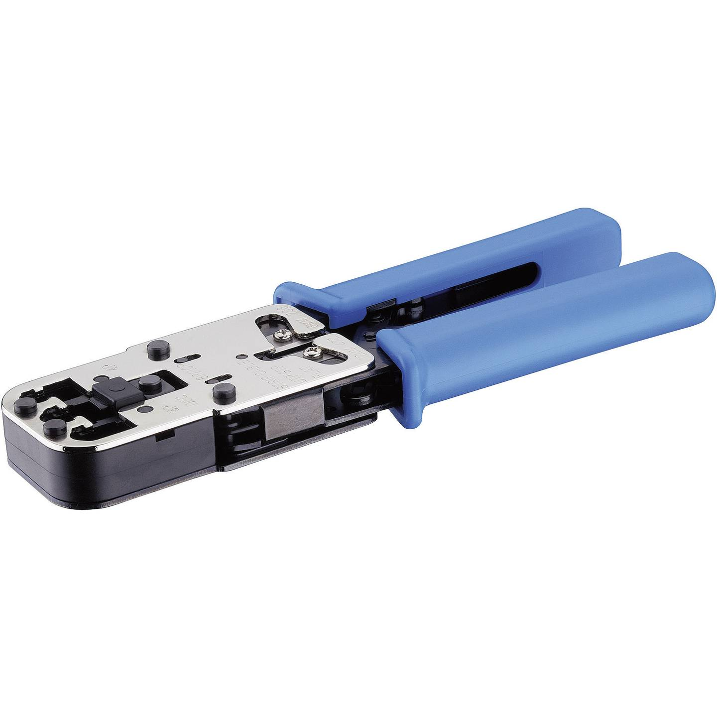B-Ware Lumberg Handzange Crimpzange Werkzeug Modularstecker Rj10 Zp25 2 4 6 8 Polig