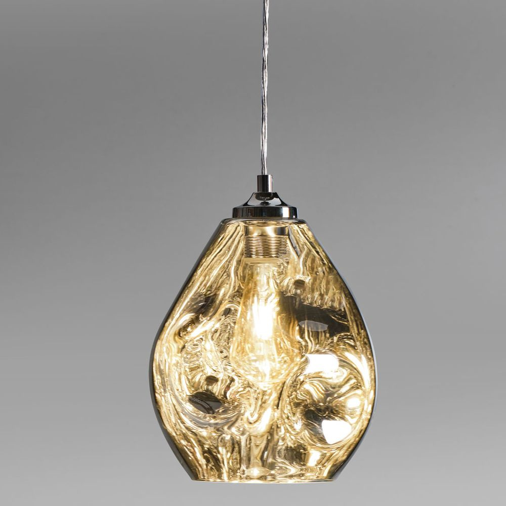 B-Ware Lupia Licht Pendelleuchte Drop Deckenlampe Deckenlampe Lampe Leuchte Chrom E27