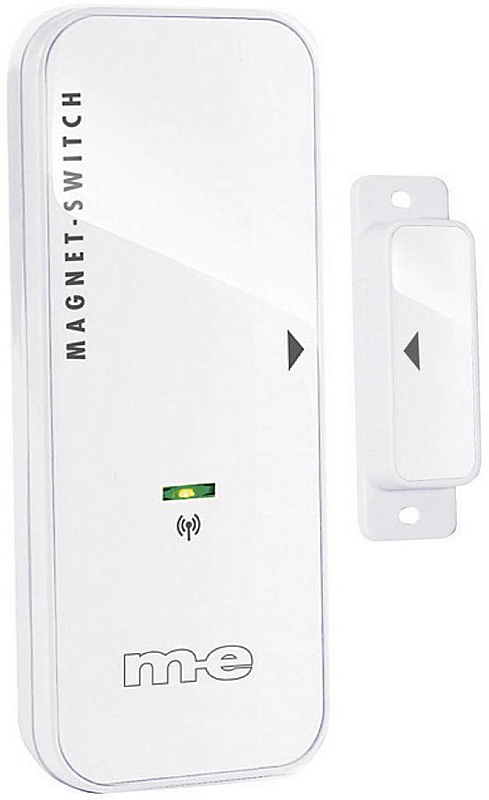 B-Ware M E Modern Electronics 41131 Funkklingel Klingel Türkontakt Fensterkontakt Weiß
