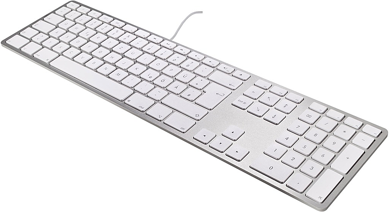 B-Ware Mac Land Matias Mt1003 Al Usb Tastatur Deutsch Qwertz Mac Aluminium Usb Anschluss