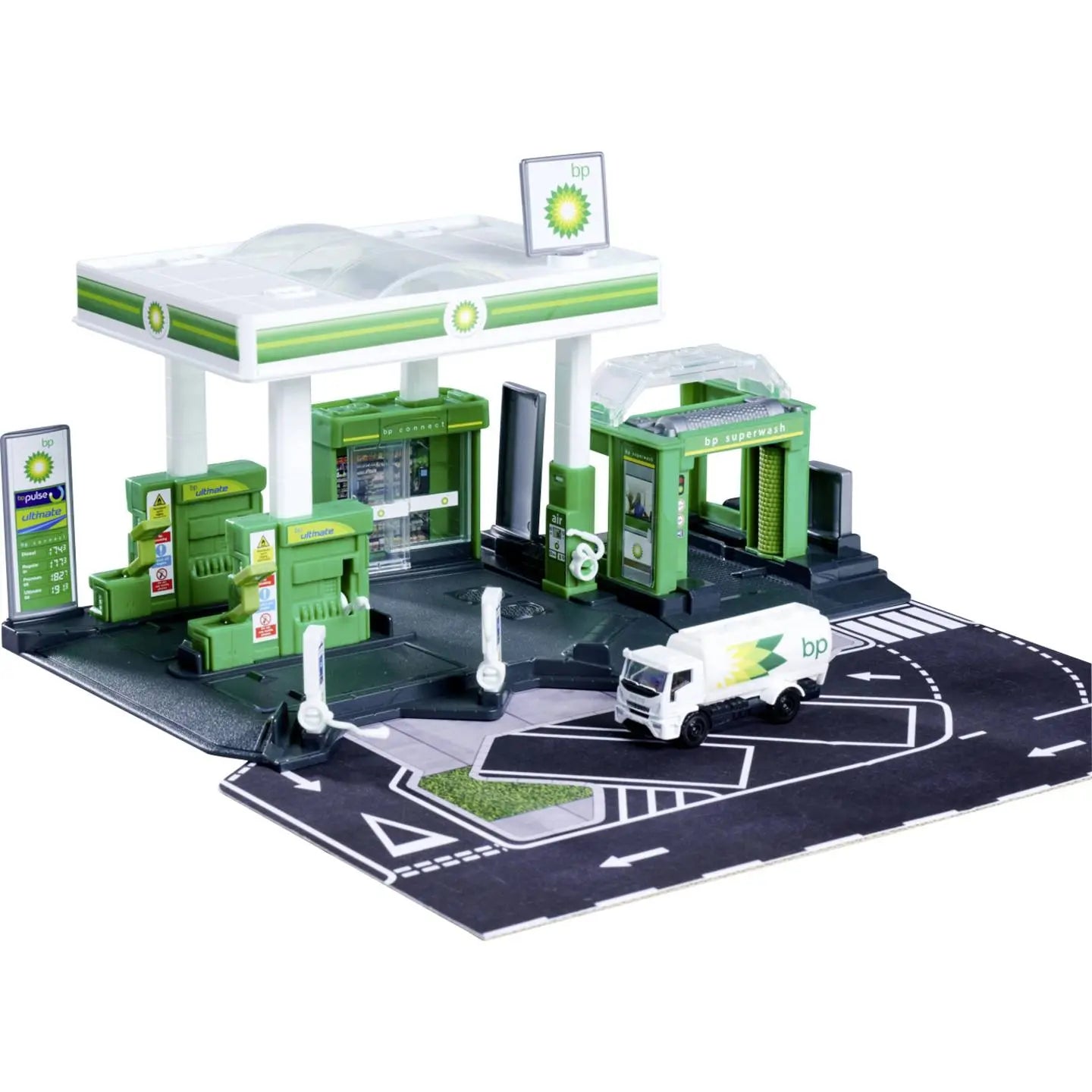 B-Ware Majorette Tankstellen Set Spielzeug Tankstelle Bp Optik Fahrzeug Enthalten