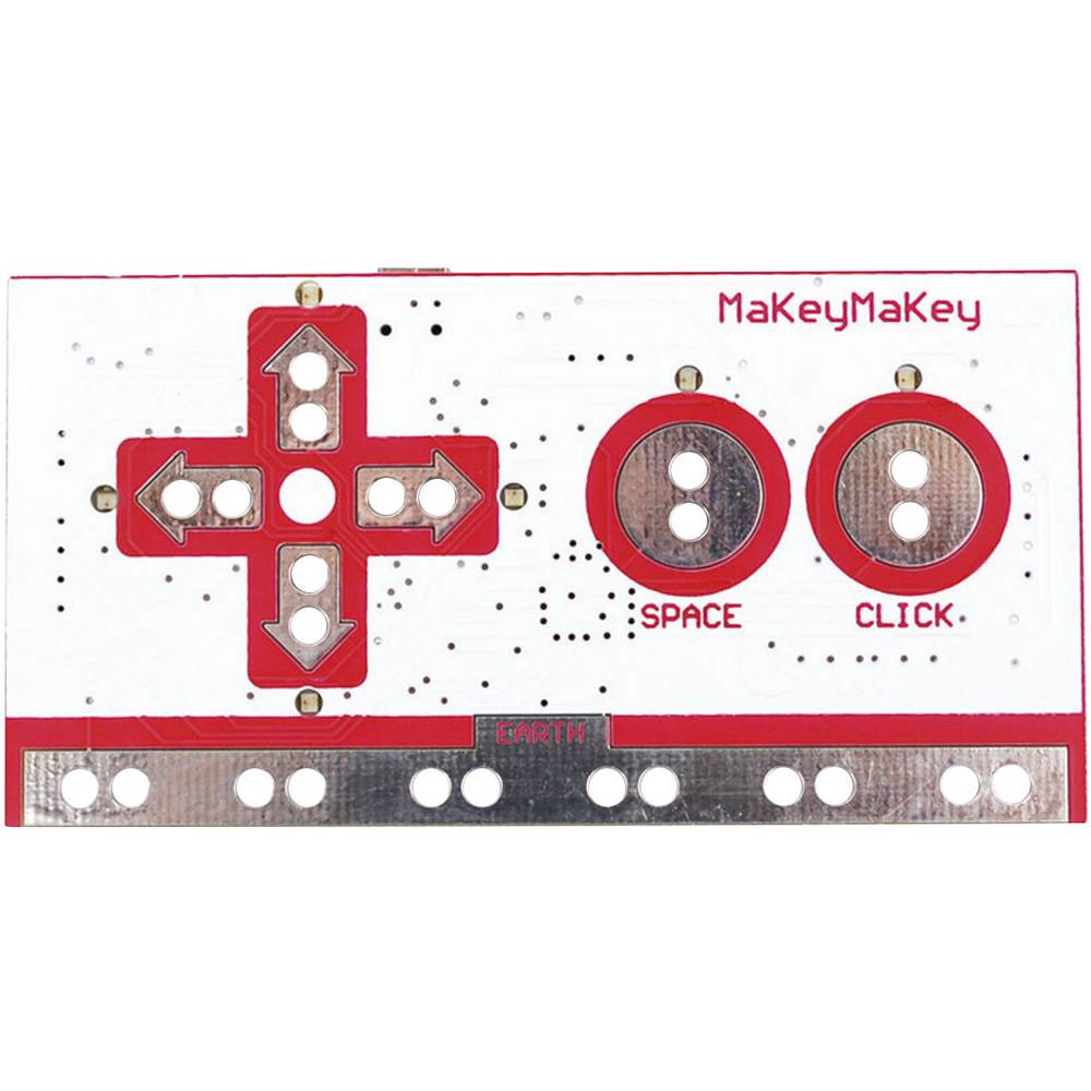 B-Ware Makey Makey Gamepad Eingabegerät Controller Pc Gaming Schwarz Rot Weiß