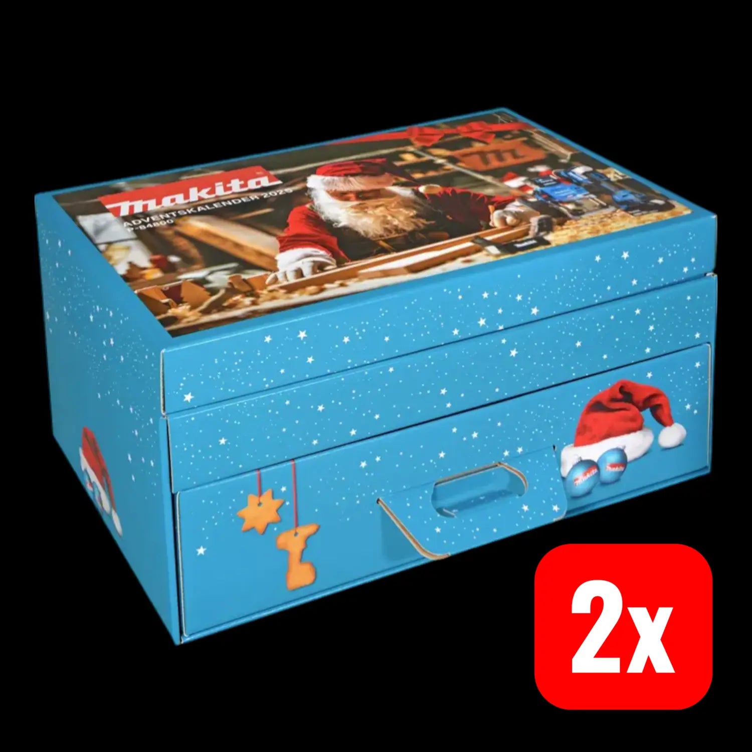 B-Ware Makita Adventskalender Kalender Geschenkset 2025 Werkzeugset Fanartikel 2 Sets