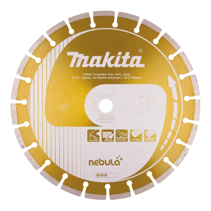 B-Ware Diamantscheibe Trennscheibe Makita Scheibe Nebula 350mm 25,4mm