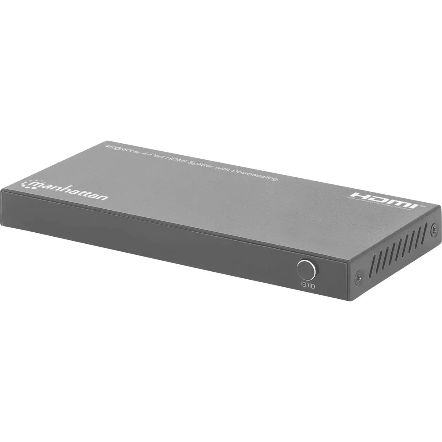 B-Ware Manhattan Hdmi Splitter Verteiler 4 Port Uhd 4 K Schwarz Hdmi Verteiler Usb