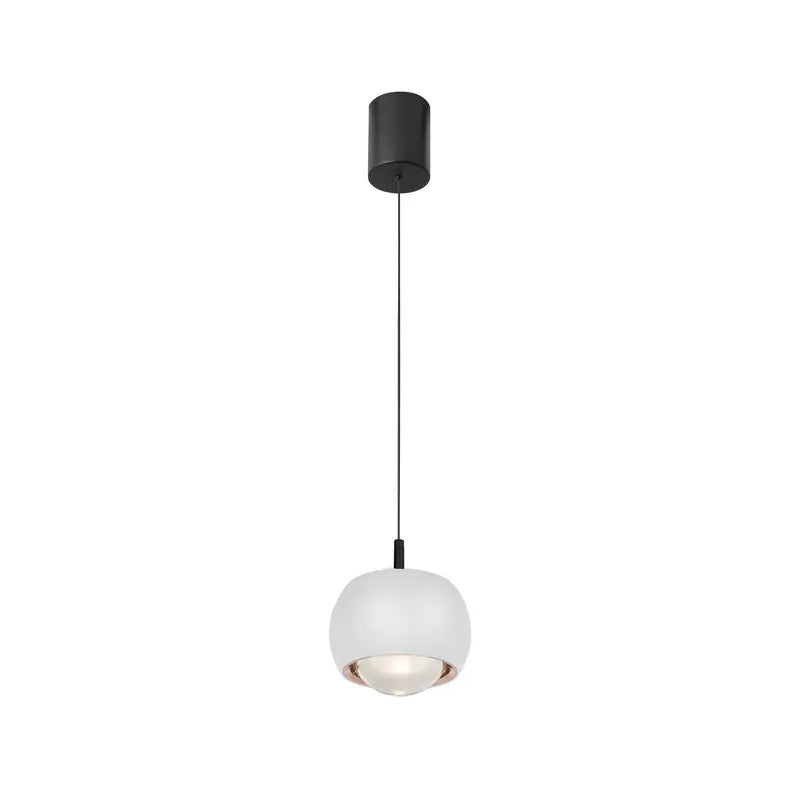 B-Ware Mantra Iluminación Led Hängeleuchte Roller Pendelleuchte Glaslinse Höhenverst.