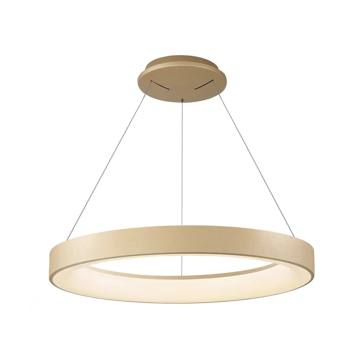 B-Ware Mantra Led Hängeleuchte Niseko Ii Pendelleuchte Fernbedienung ø 50cm Goldfarben