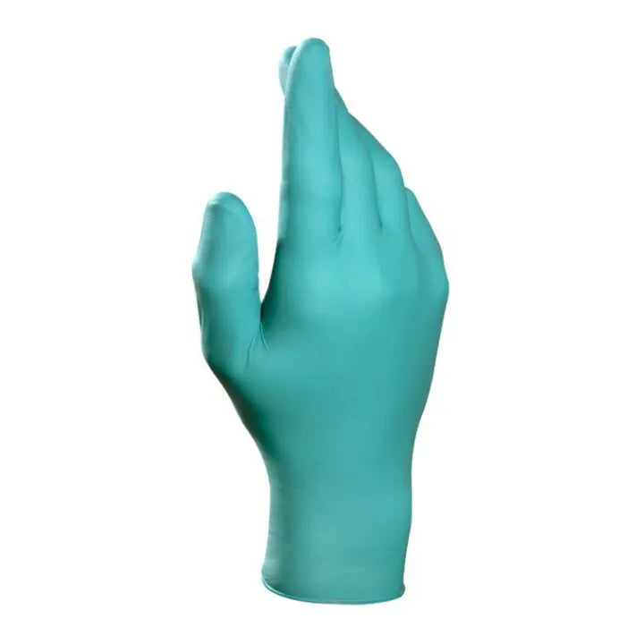 B-Ware Mapa Einweghandschuh Schutzhandschuh Nitril Handschuh Grün Solo 977 Größe 6