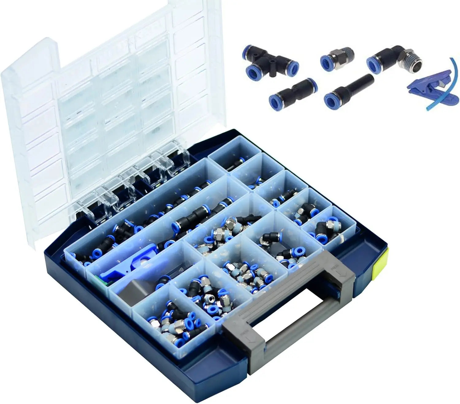 B-Ware Fittingstore Steckverbinder Verbindungselement Pneumatik Schlauchabschneider