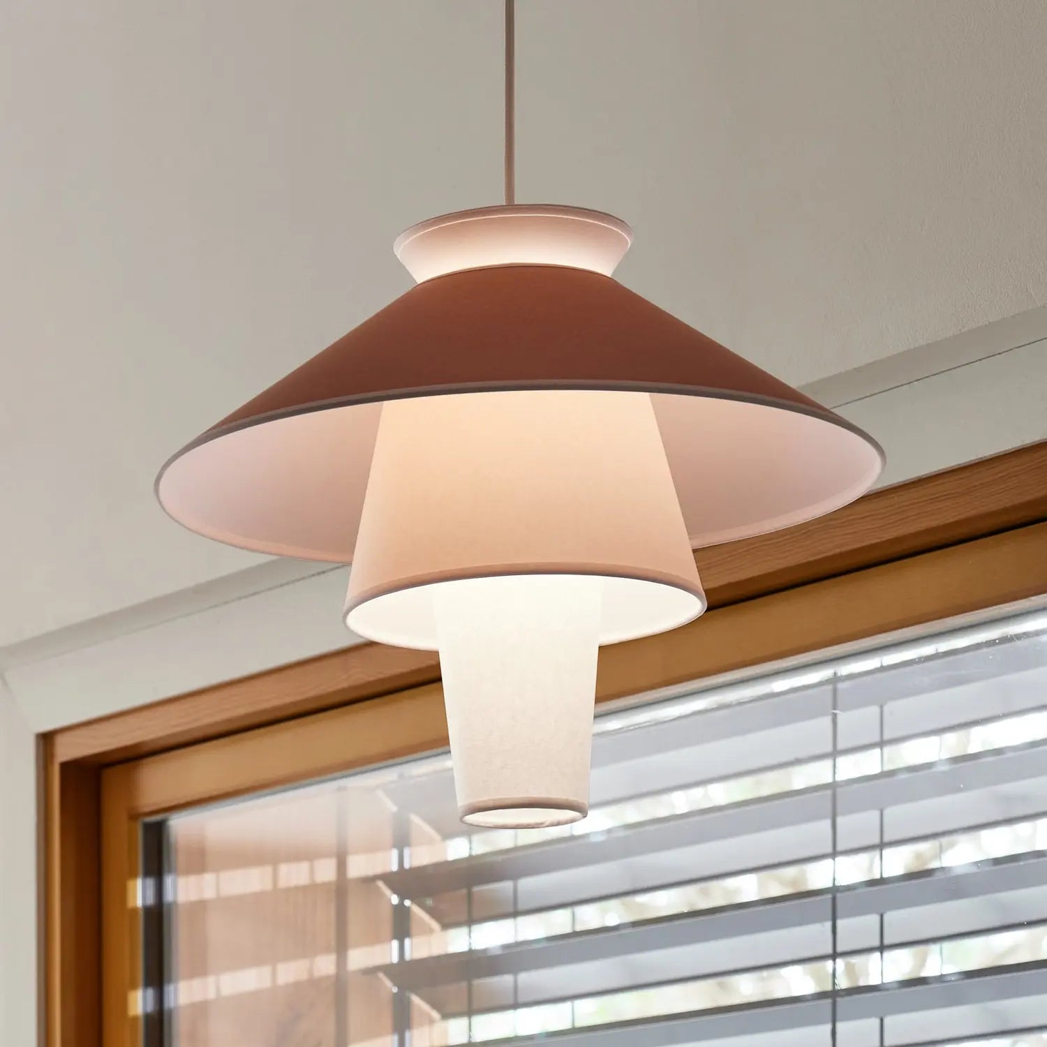 B-Ware Market Set Ruche Hängeleuchte Pendelleuchte Lampe ø 40cm Siehe Text/Foto