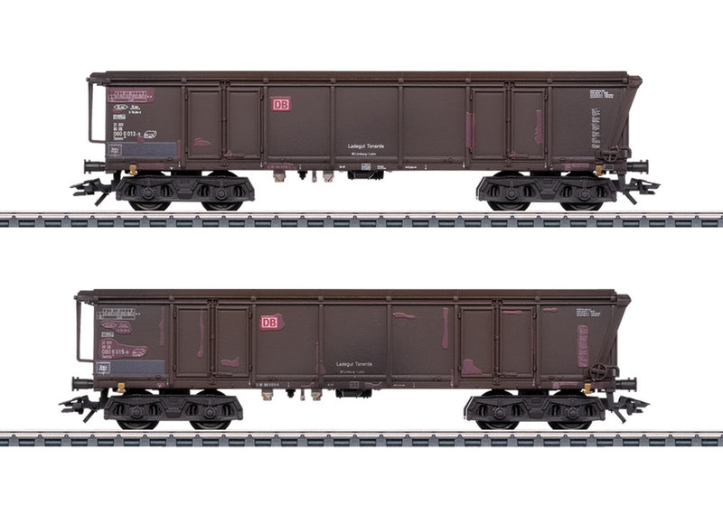 B-Ware Märklin Güterwagen Set Wagen H0 M Modellbahn Db Ag Mhi Rolldachwagen Rungenwagen
