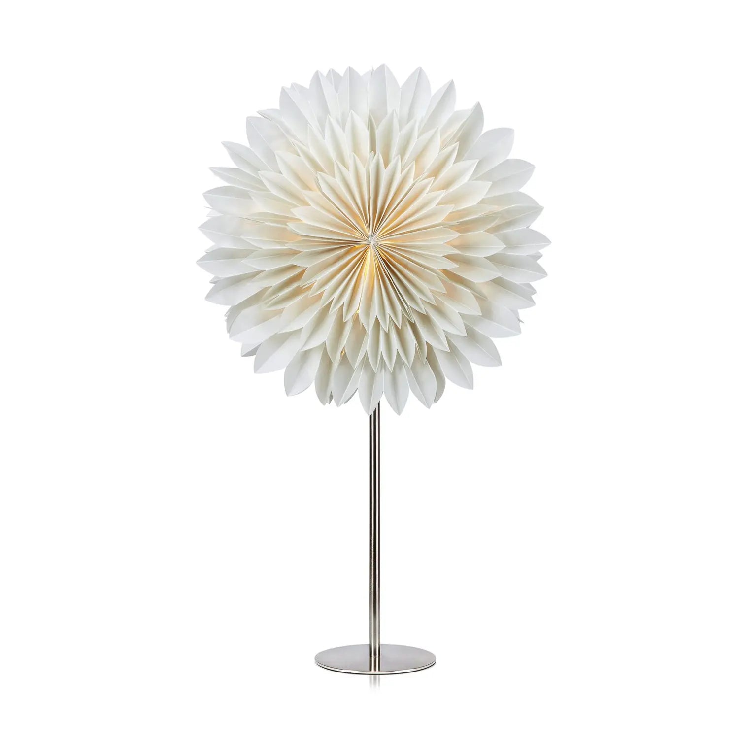 B-Ware Markslöjd Standstern Stehleuchte Lampe Solina Papier Metall Weiß Silber480
