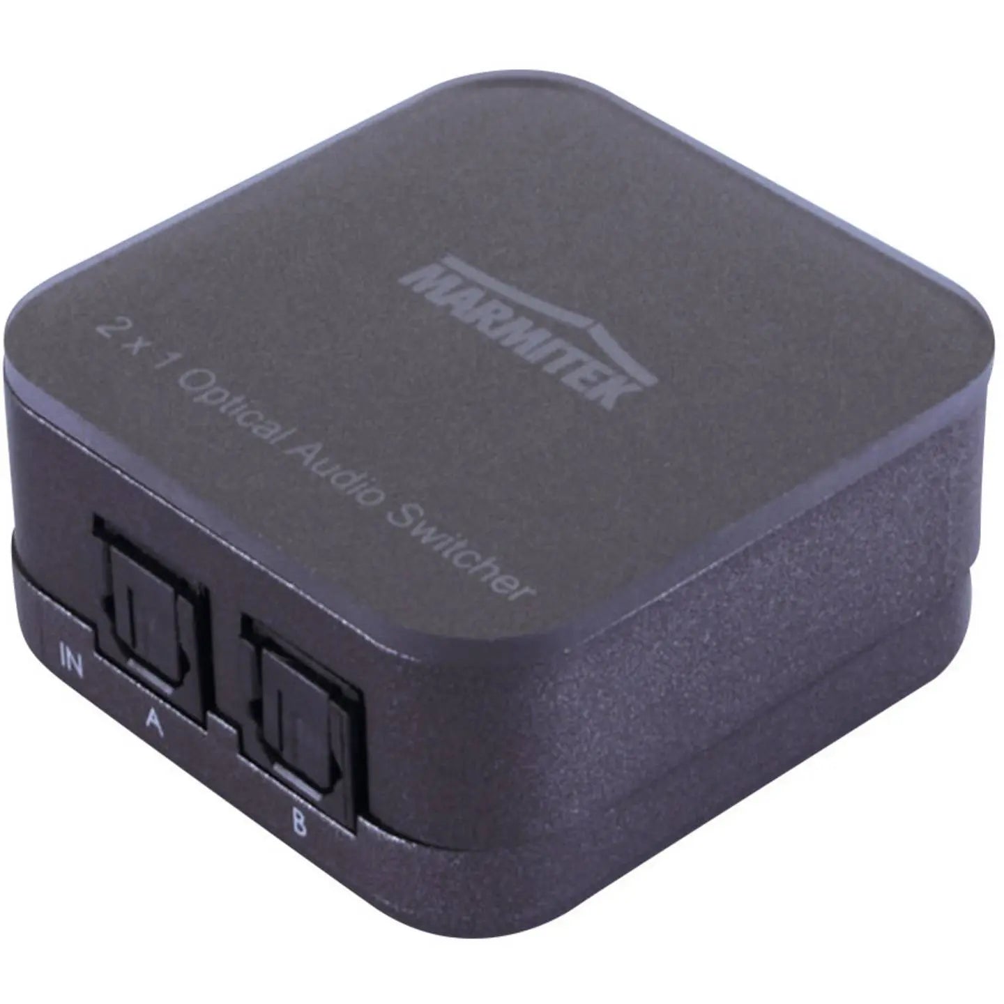 B-Ware Marmitek Audioswitch Umschalter Ts21 Toslink Switch 2 Port Audio Digital Schwarz