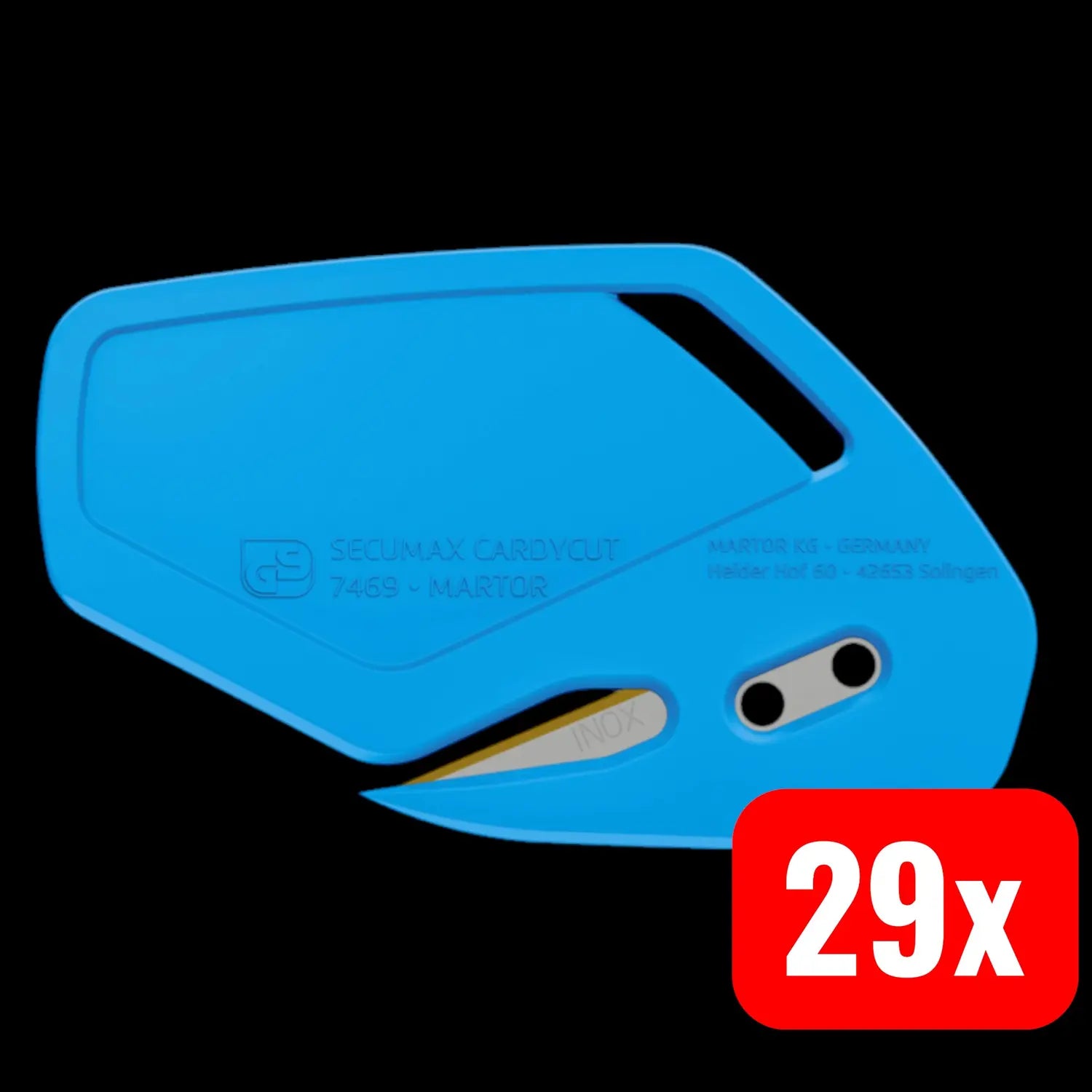 B-Ware Martor 746912.12 Sicherheitsmesser Secumax Cardycut Nr. 746912 Messer 29 Sets