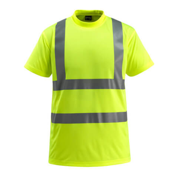 B-Ware Mascot Townsville T Shirt Shirt Arbeitskleidung Größe S Hi Vis Gelb Polyester