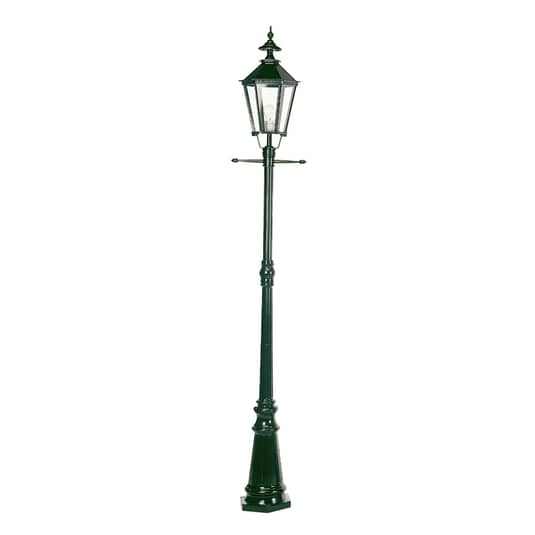 B-Ware K.S. Verlichting Mastleuchte Manchester 1 Fl Grün Außenleuchte Lampe Leuchte E27