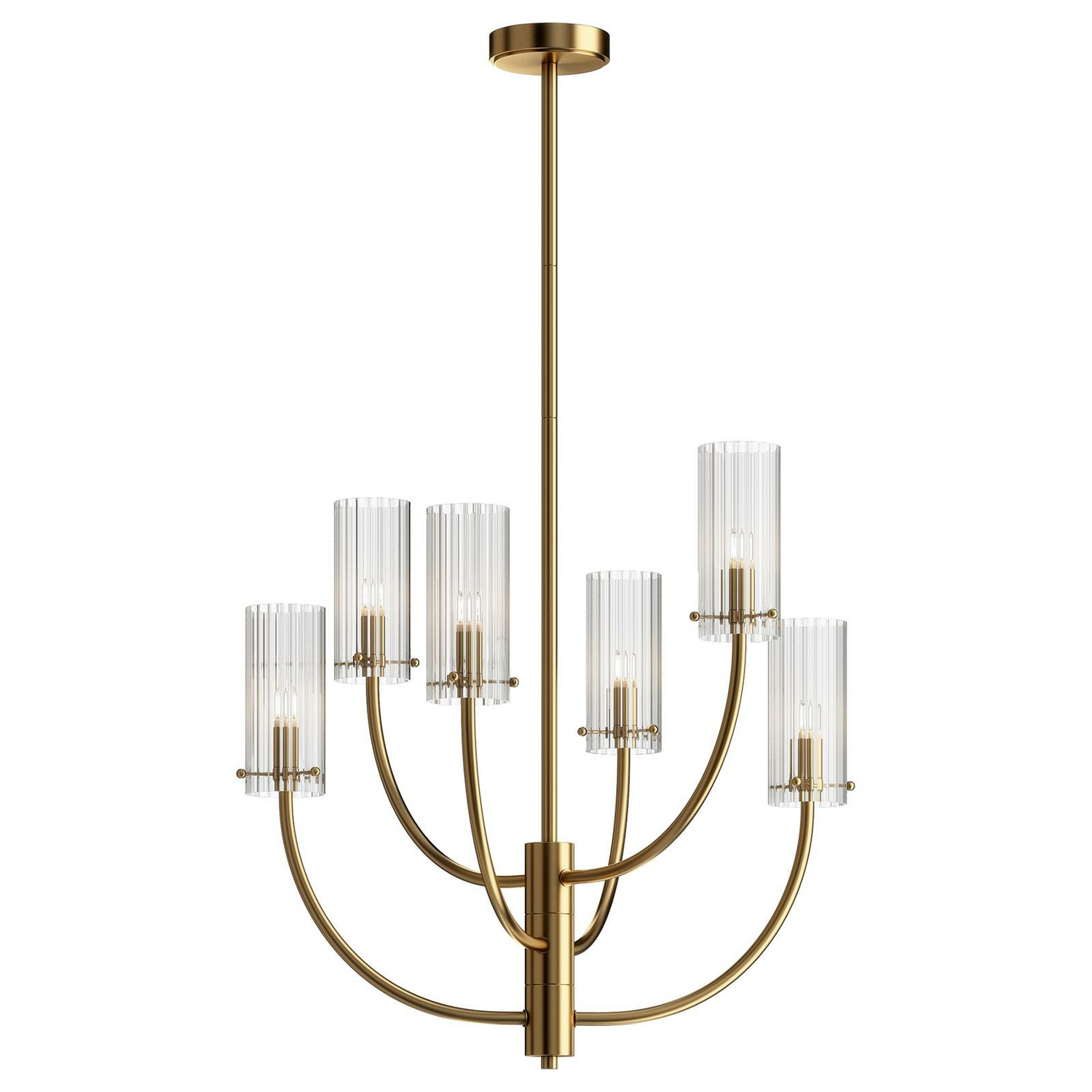 Maytoni Arco Hängeleuchte Hängeleuchte Lampe Kronleuchter 6 Flmg. G9 Messing Kla B-Ware