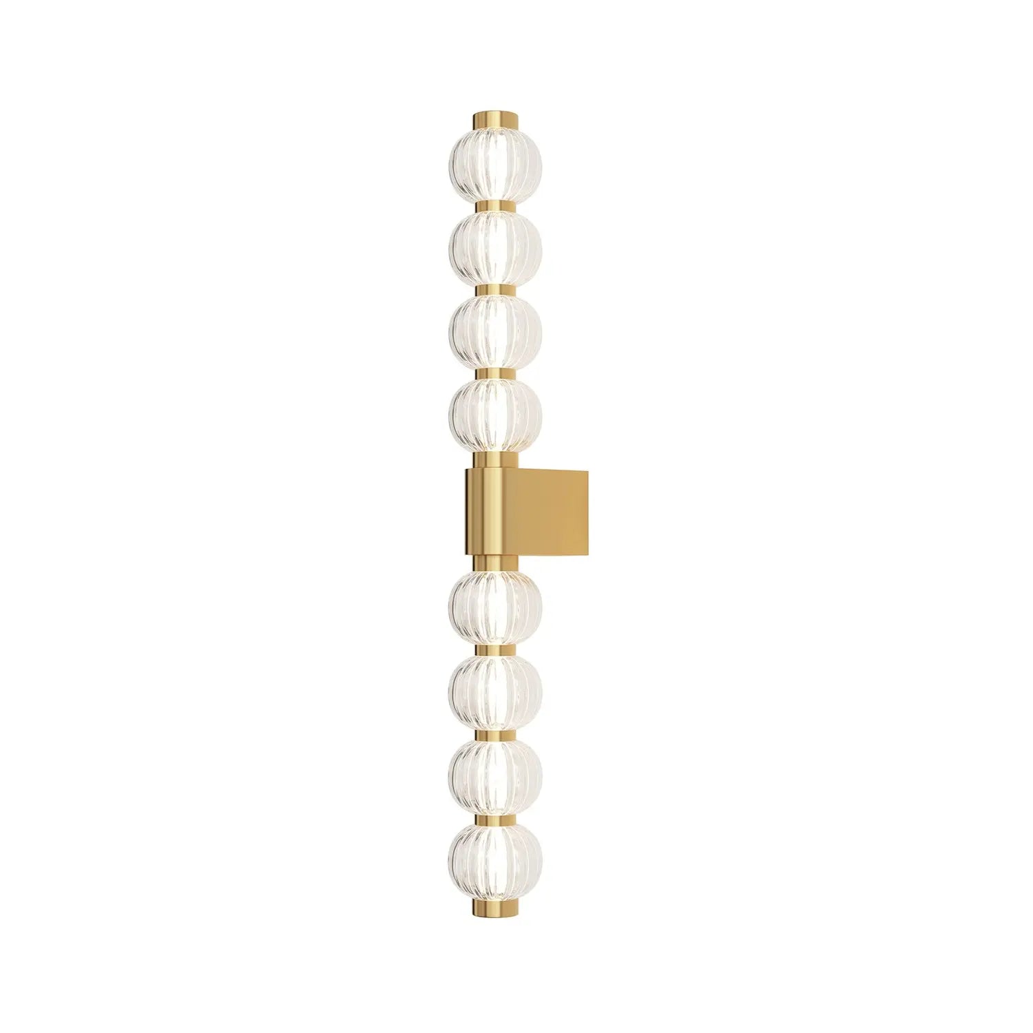 B-Ware Maytoni Led Wandleuchte Leuchte Amulet Linear 76 Cm Klar Gold Beleuchtung