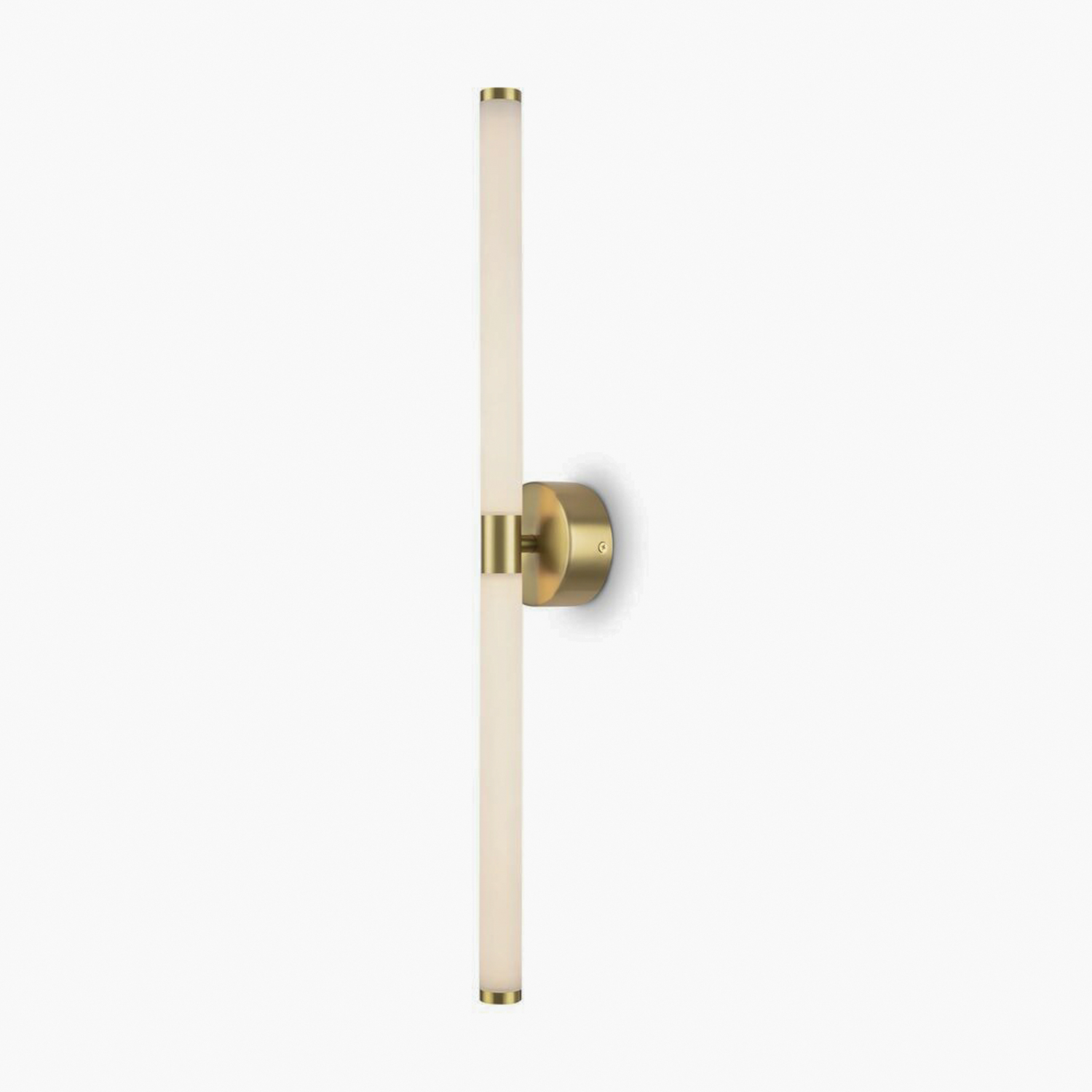 B-Ware Maytoni Led Wandleuchte Wandlampe Axis Led Goldfarben Höhe 63 Cm Lampe Leuchte