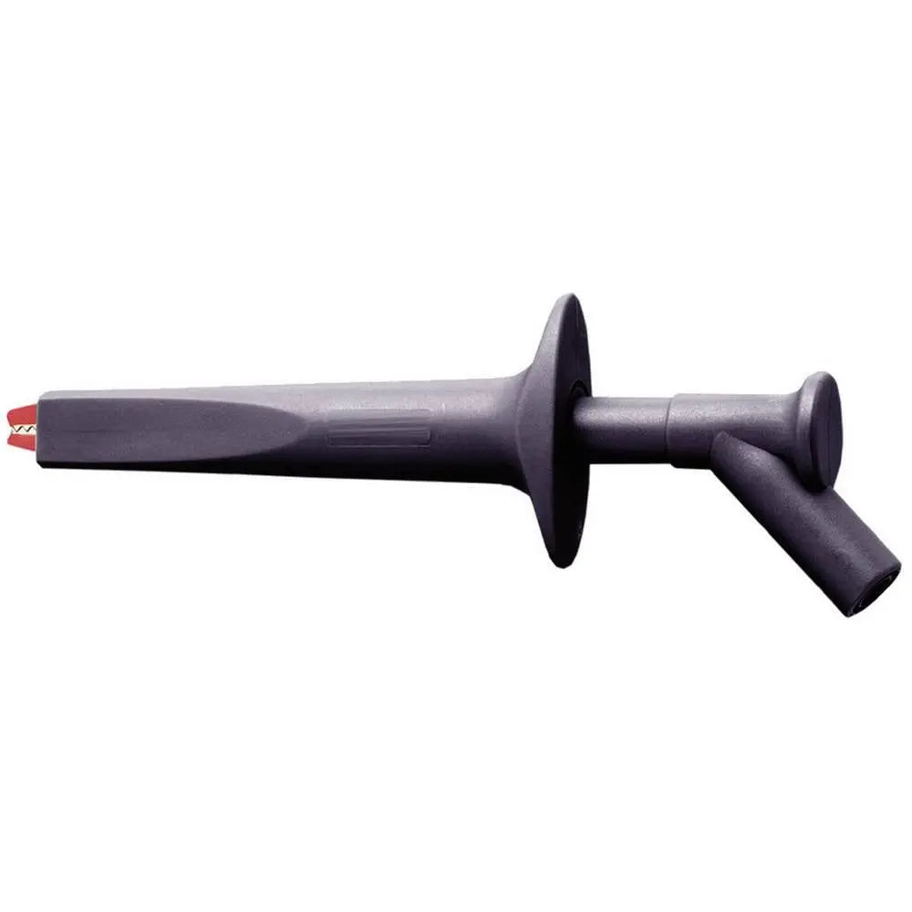 B-Ware Sicherheitsklemme Prüfspitze Greifzange Stäubli Ab200 Schwarz 4 Mm Cat 2 Stück