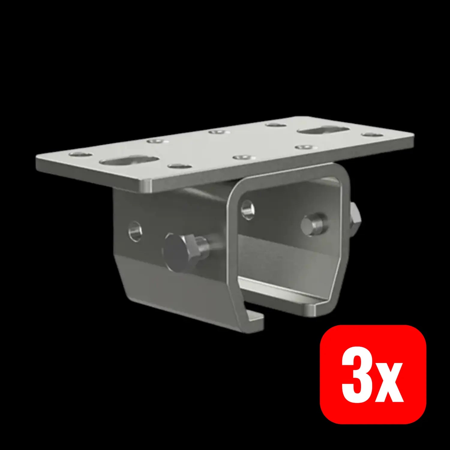 B-Ware Mea Deckenbefestigung Nr 2 Halterung Laufrohr Stahl Verzinkt 75 Cm 3 Stück