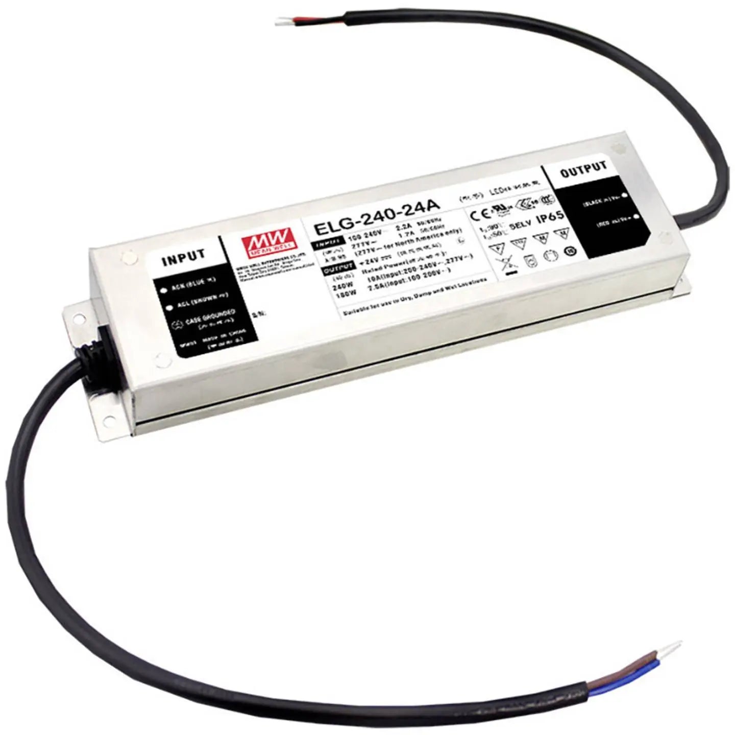 B-Ware Mean Well Led Treiber Netzteil Konstantspannung Led 240 W Metall 3in1 Dimmer