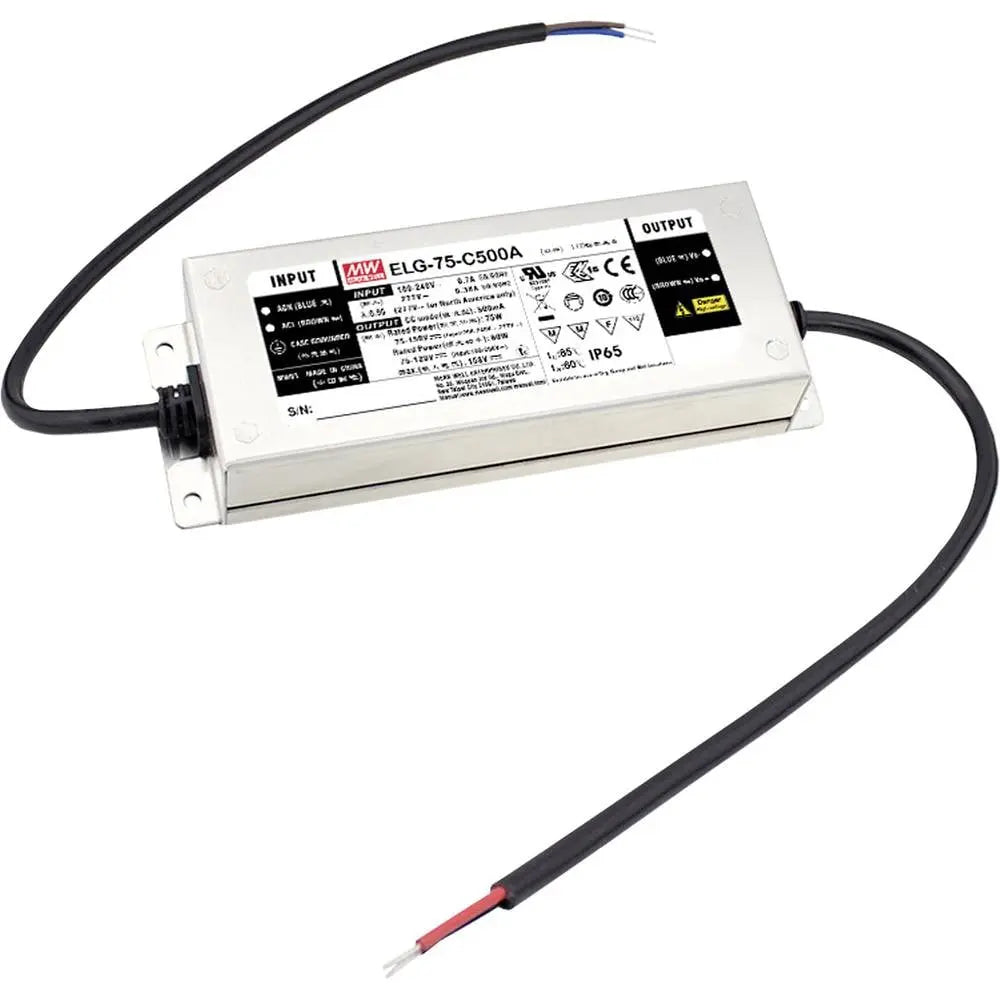 B-Ware Mean Well Led Treiber Netzteil Konstantstrom Dimmer Elg Serie Metall Ip67 75 W