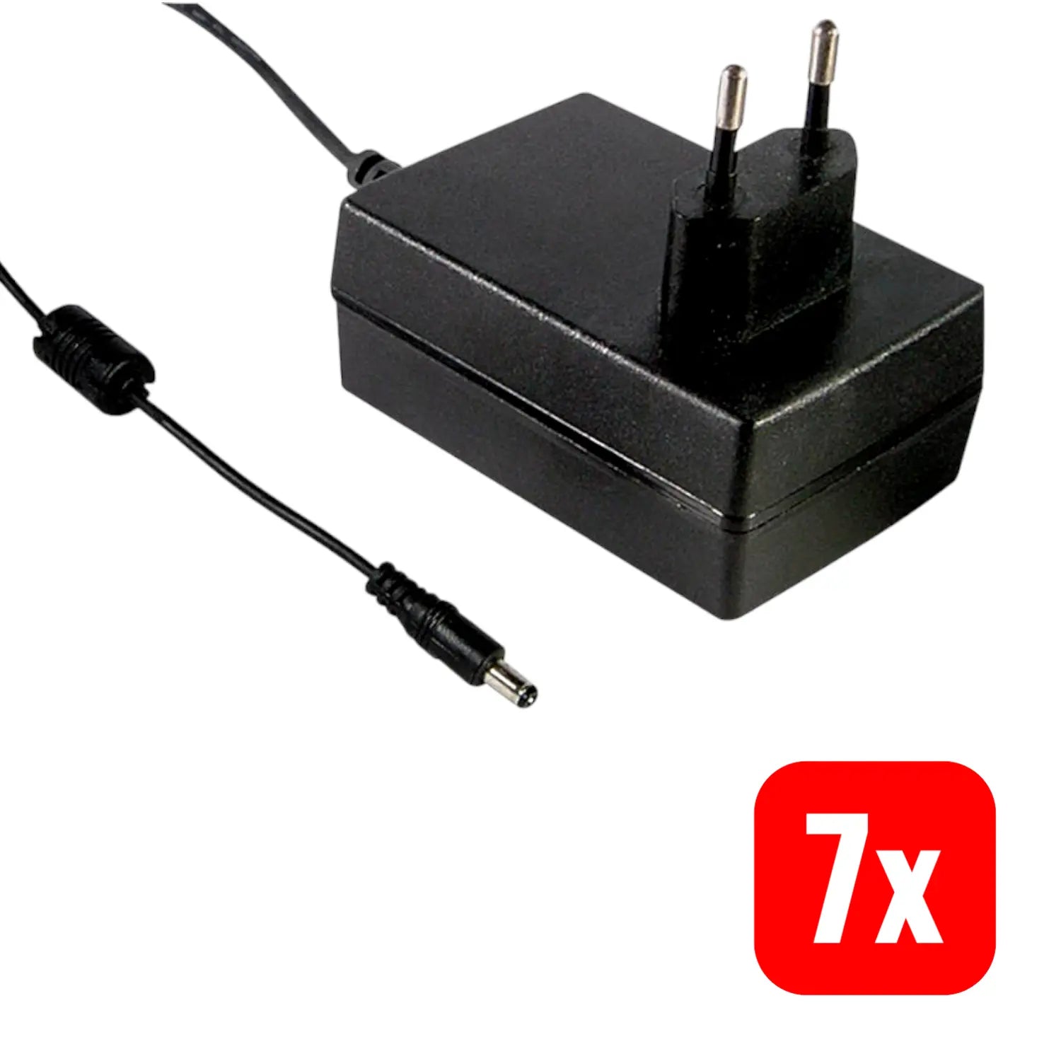 B-Ware Mean Well Gsm25 E05 P1 J Steckernetzteil Festspannung 5 V/Dc 4 A 20 W 7 Stück