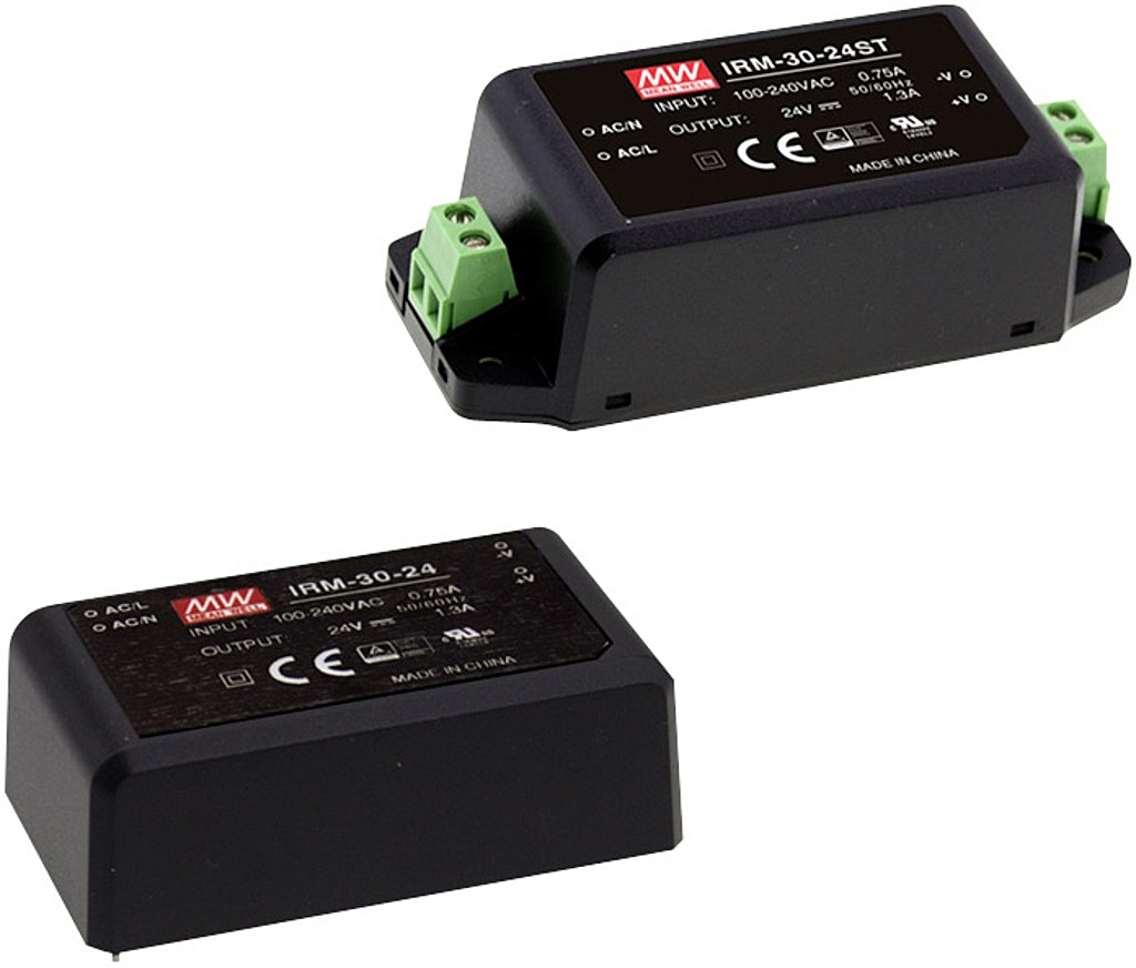 B-Ware Mean Well Irm 30 5 St Ac/Dc Printnetzteil 5 V 6000 M A 30 W Schraubklemmen