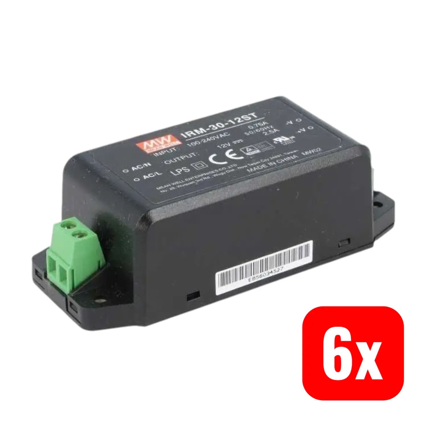B-Ware Mean Well Snt Netzteil Strom Modul Schraubklemme Printnetzteil 24 V 6 Stück