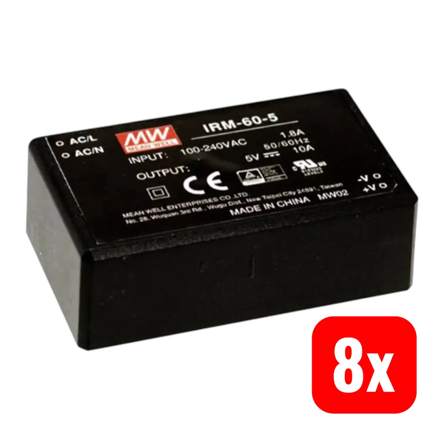 B-Ware Mean Well Netzteil Strom Ac Dc Printnetzteil Leiterplatten 60 W 24 V 8 Stück