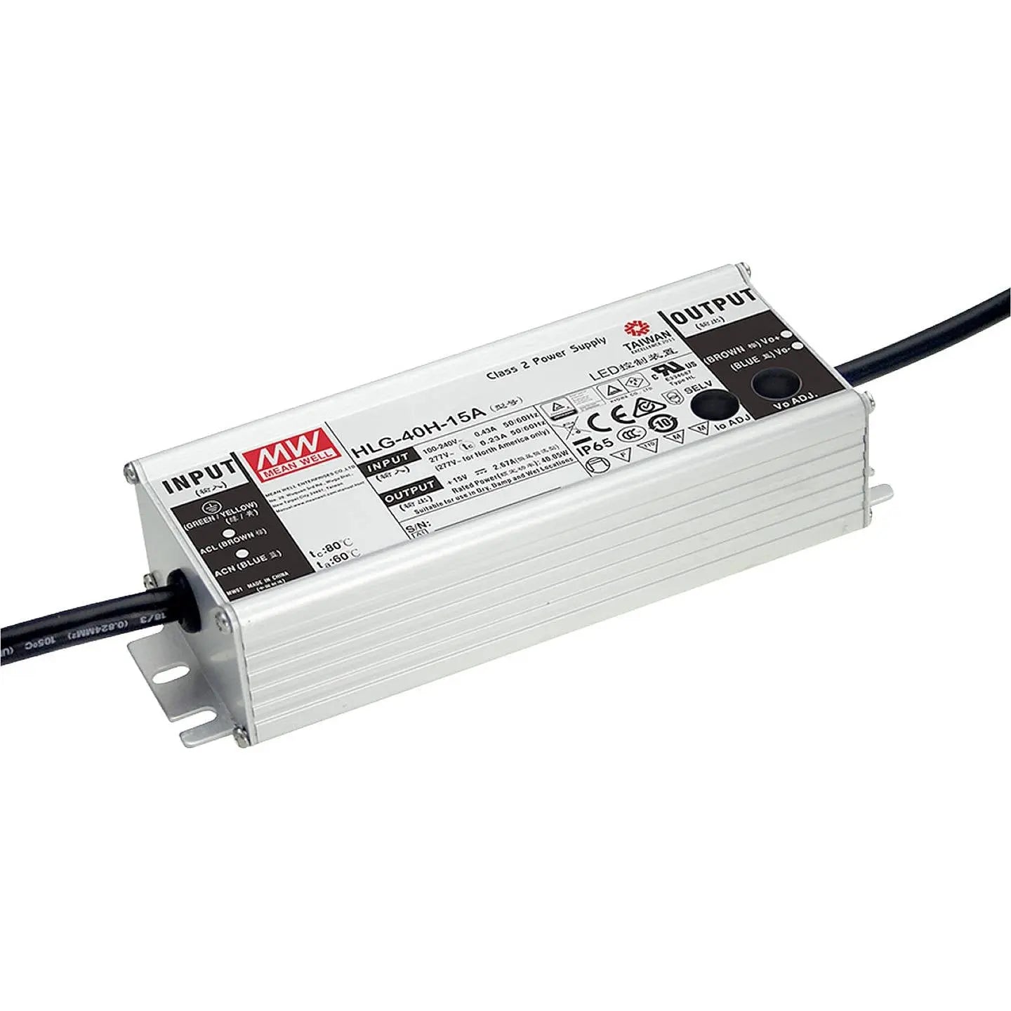 B-Ware Mean Well Led Treiber Netzteil Konstantspannung Konstantstrom Metall 40 W Ip67