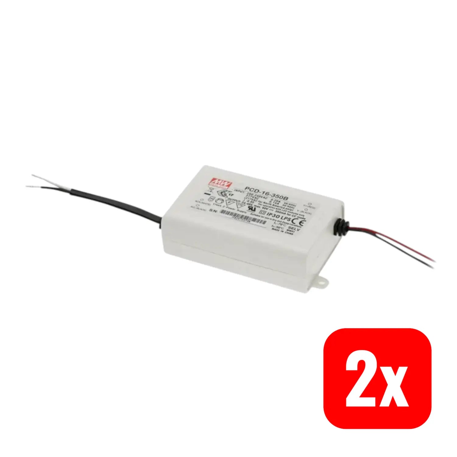 B-Ware Mean Well Led Treiber Netzteil Konstantstrom Dimmbar Ip30 Innenbereich 2 Stück