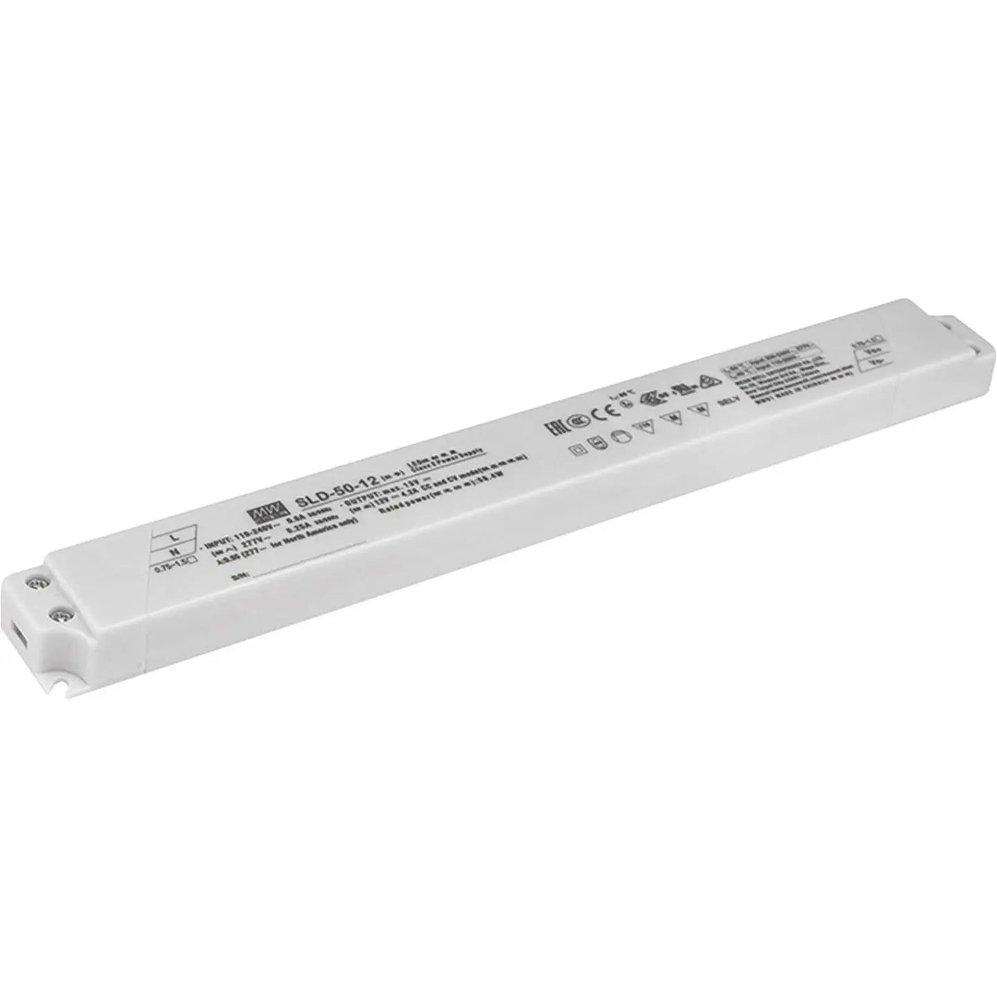 B-Ware Mean Well Led Treiber Netzteil Konstantspannung Weiß Möbelzulassung Sld 50 24