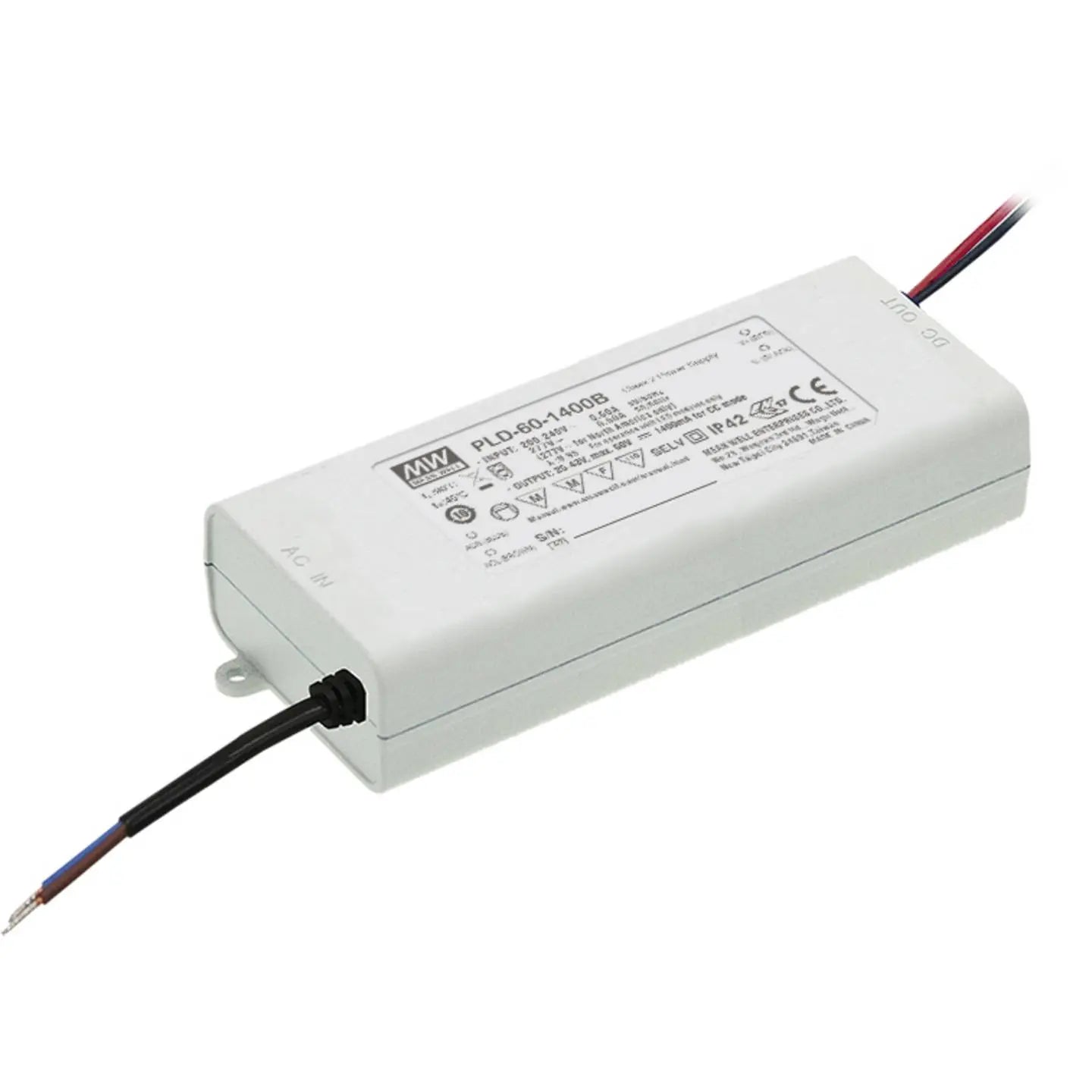 B-Ware Mean Well Snt Led Treiber Netzteil Konstantstrom 60 W 25 43 V 1400m A