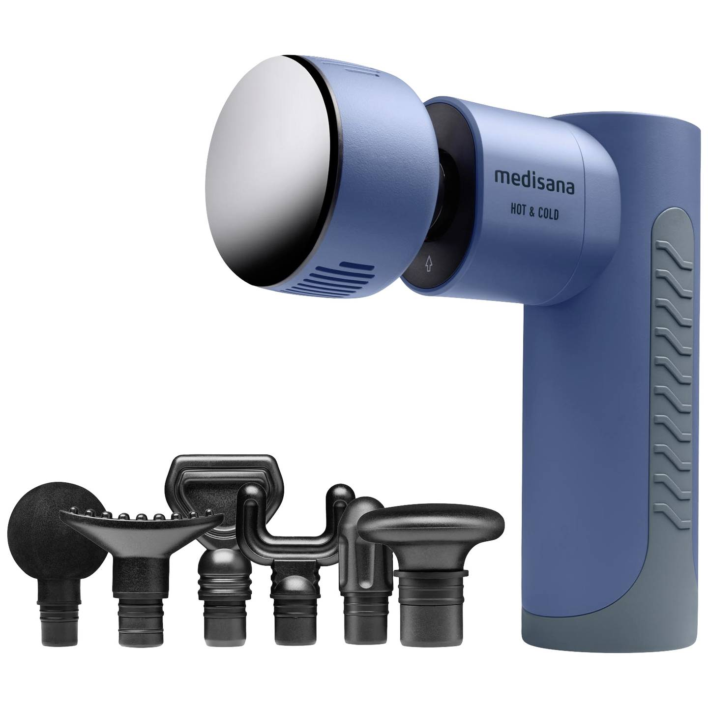 B-Ware Medisana Massagepistole Massagegerät Massagegun Hot Cold Blau