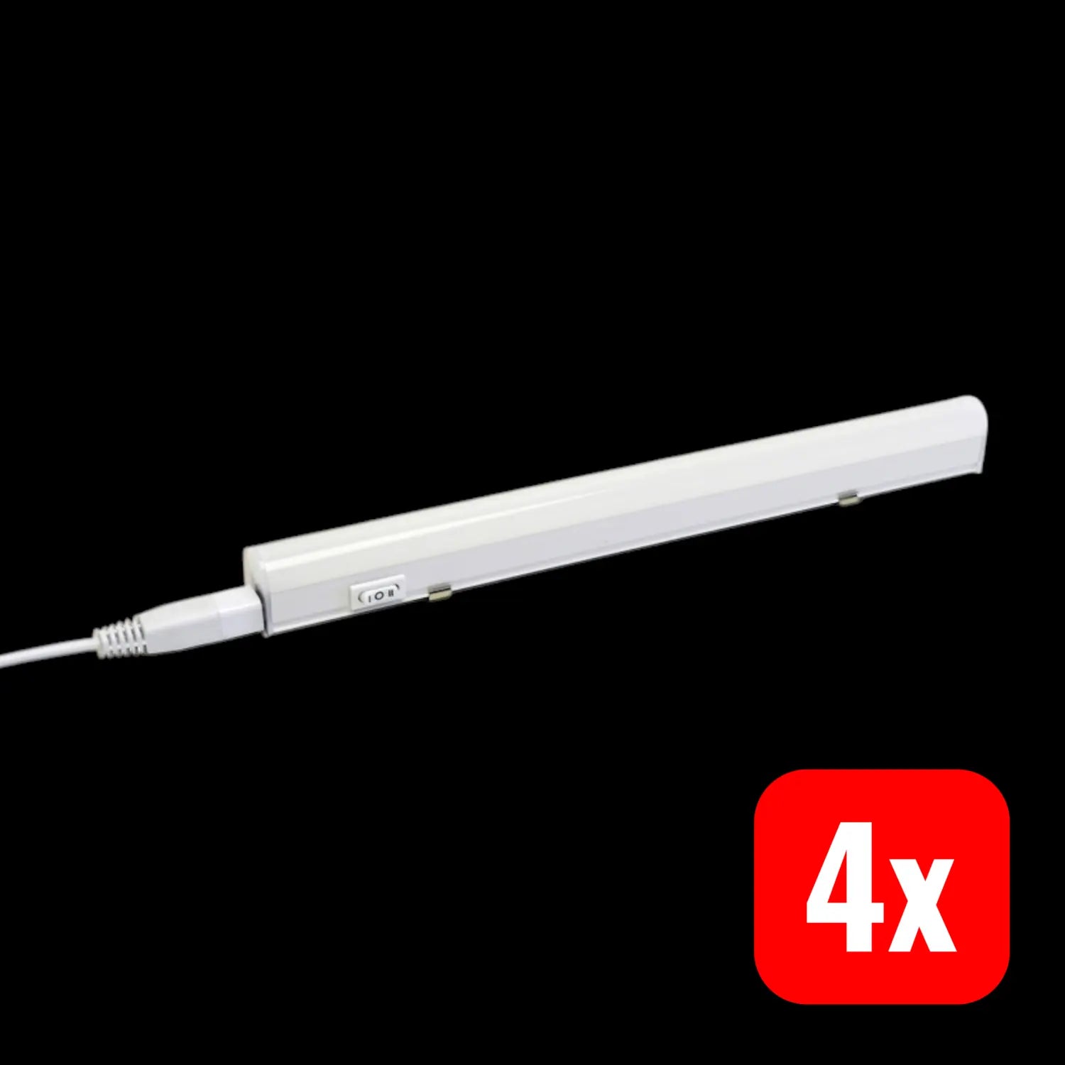 B-Ware Megatron Pinolight Cct Led Unterbauleuchte 9.5 W Unterbaulampe 87,3 Cm 4 Stück