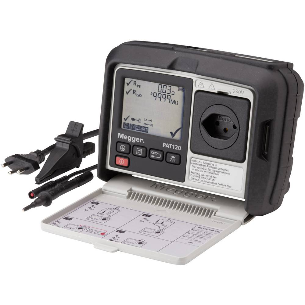 B-Ware Megger Pat120 Gerätetester Vde Norm 0701 0702 Messgeräte Testgerät Prüfgerät