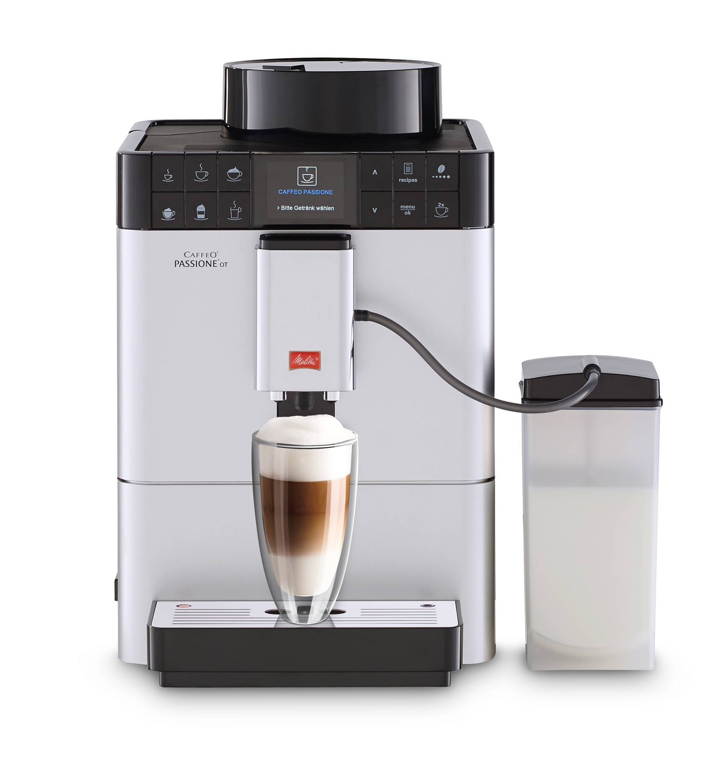 B-Ware Melitta Passione Ot F53/1 101 Kaffeevollautomat Kaffeemaschine Silber Schwarz