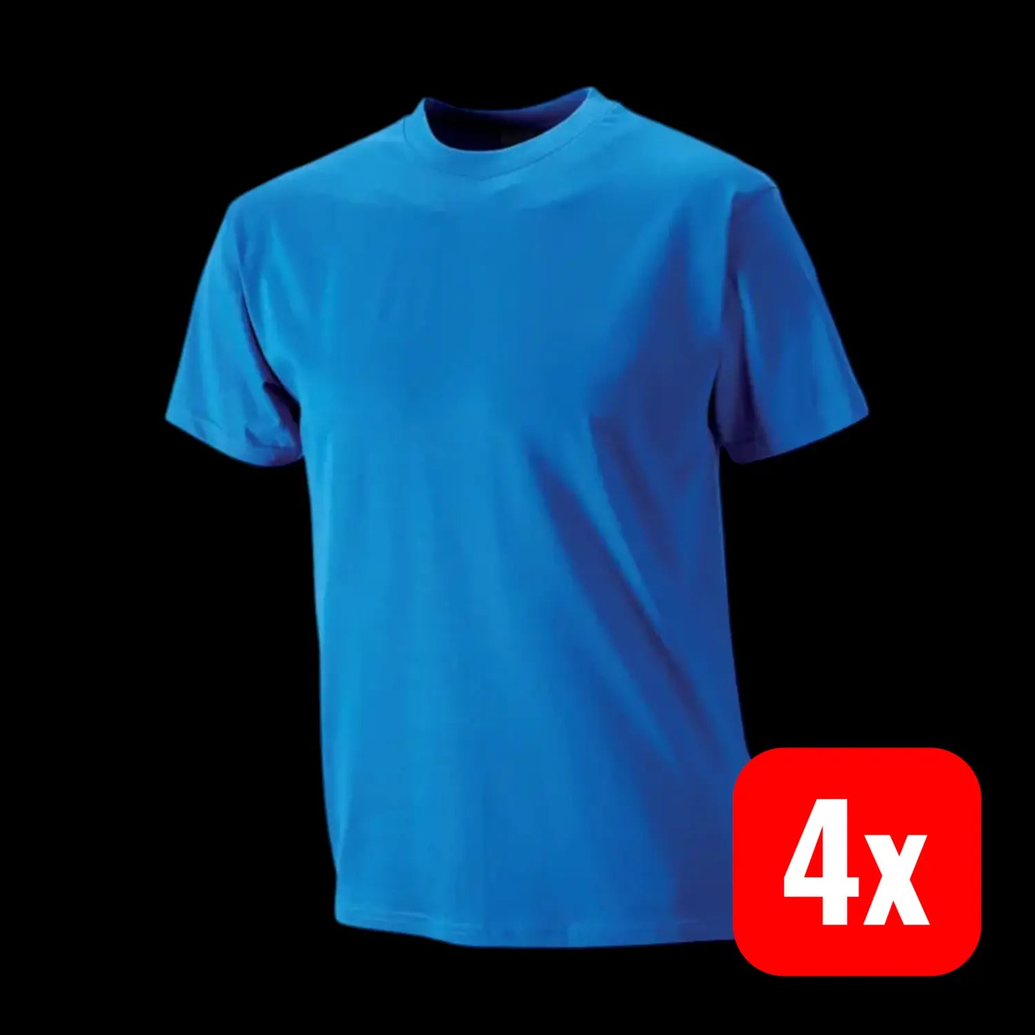 B-Ware Promodoro T Shirt Shirt Herren Premium 3099 Baumwolle Größe L Royal Blau 4 Stück