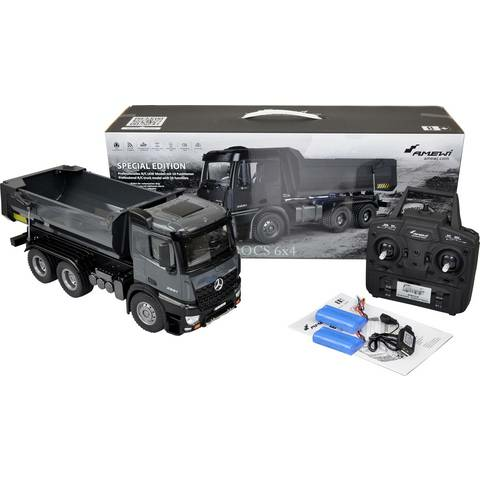 B-Ware Amewi 22504 Mercedes Benz Arocs Lkw Kipper Baufahrzeug Pro Metall 2,4 G Hz Rtr