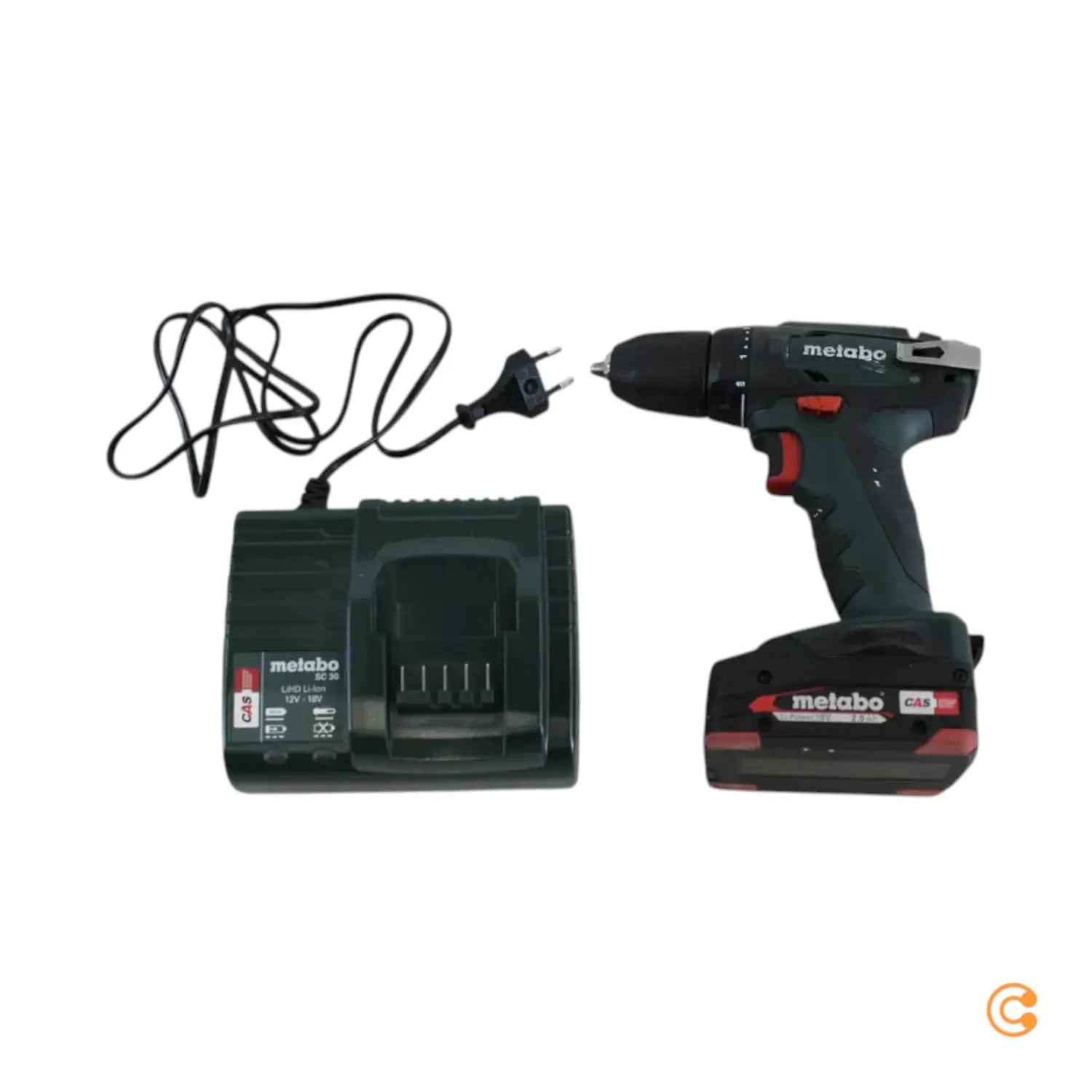 B-Ware Metabo Akku Bohrschrauber Set Bs 18 Akku Li Power 2 Ah Ladegerät Siehe Text/Foto