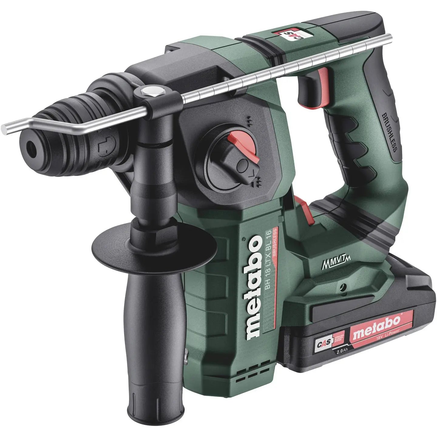 B-Ware Metabo Bohrhammer Akkuhammer Akku Brushless Zusatzhandgriff Ladegerät Akkupack