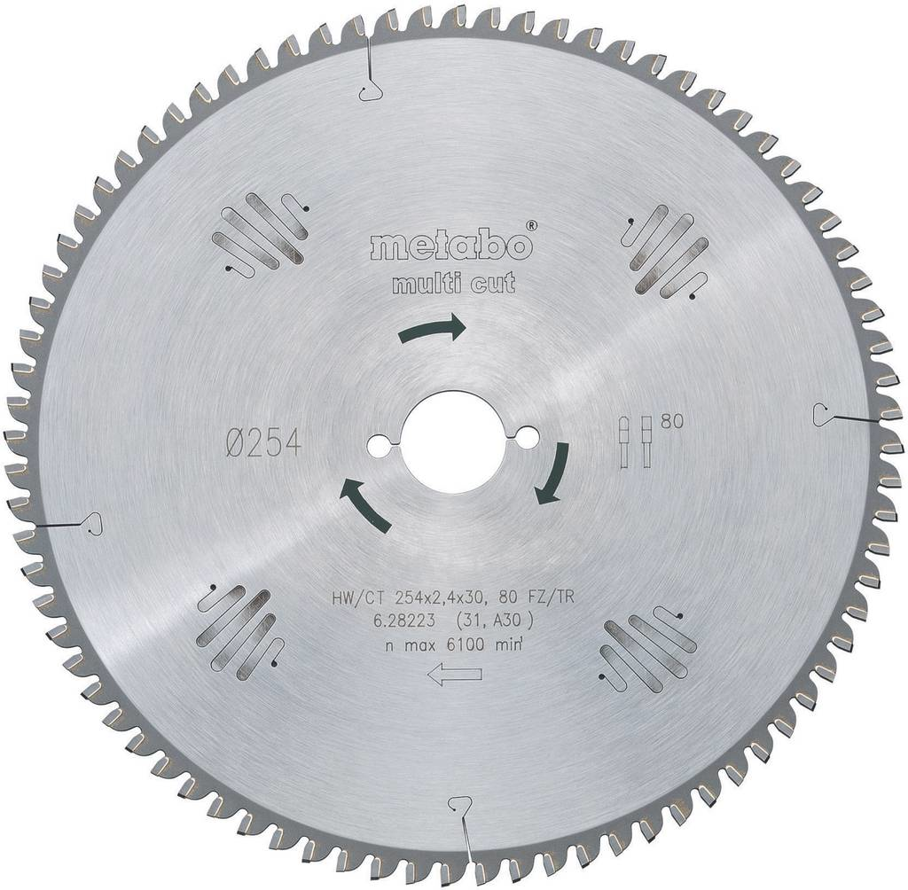 B-Ware Metabo Hw/Ct 216 X30 60 Fz/Tr5 628083000 Hartmetall Kreissägeblatt 216x30x1.8 Mm