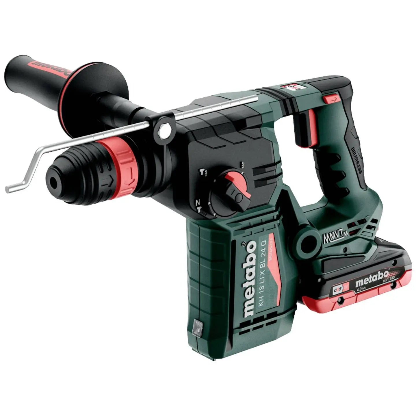 B-Ware Metabo Akku Kombihammer Bohrhammer Sds Plus 18 V 4.0 Ah Set Ladegerät Akkupack