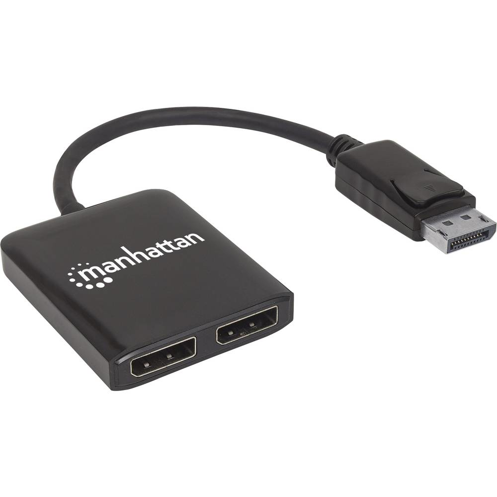B-Ware Manhattan 207768 2 Port Display Port Splitter Switch Hdmi 3810 X 2160 Pixel Tv